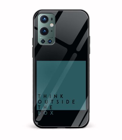 Typography Printed Glass Back Phone Case